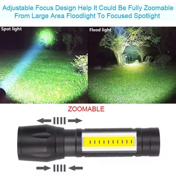 Powerful LED Torch - Metal