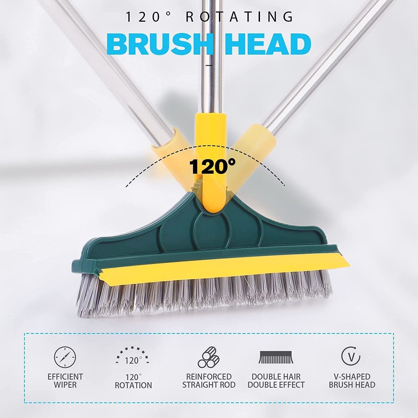 2-in-1 Floor Cleaning Brush