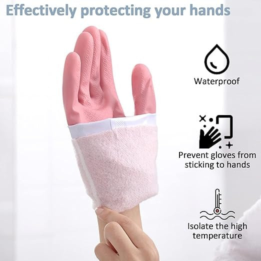 Long Dishwashing & Cleaning Gloves (2Pc)
