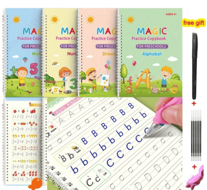 Sank Magic Tracing Workbook- 4 Pcs Set