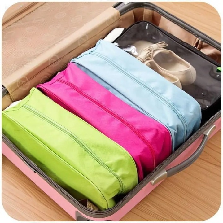 Waterproof Travel Shoe Bag - Pack of 3