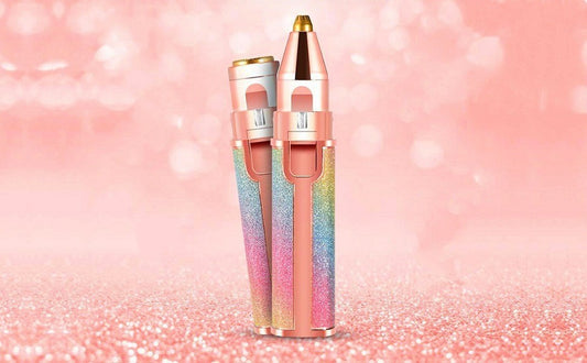 Electric Eyebrow Trimmer and Shaver Rechargeable Hair Remover (2 in 1)