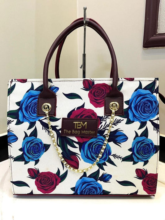 Girl's Canvas Printed Tote Bag