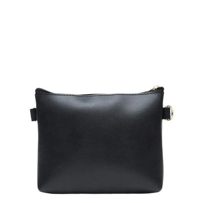 Chic Women's Faux Leather Shoulder Bag - 2 Pcs