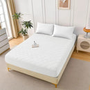 Cotton Plain Double Bed Mattress Cover