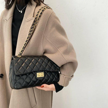 Girl's PU Leather Embroidered Shoulder Bag