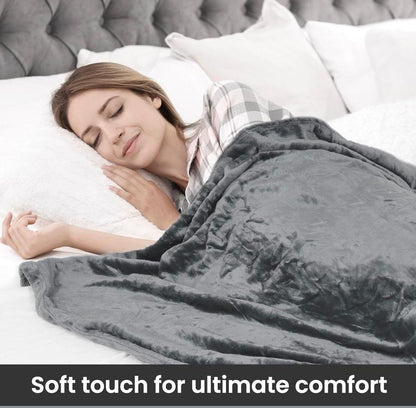 Fleece Plain Double Bed Blanket