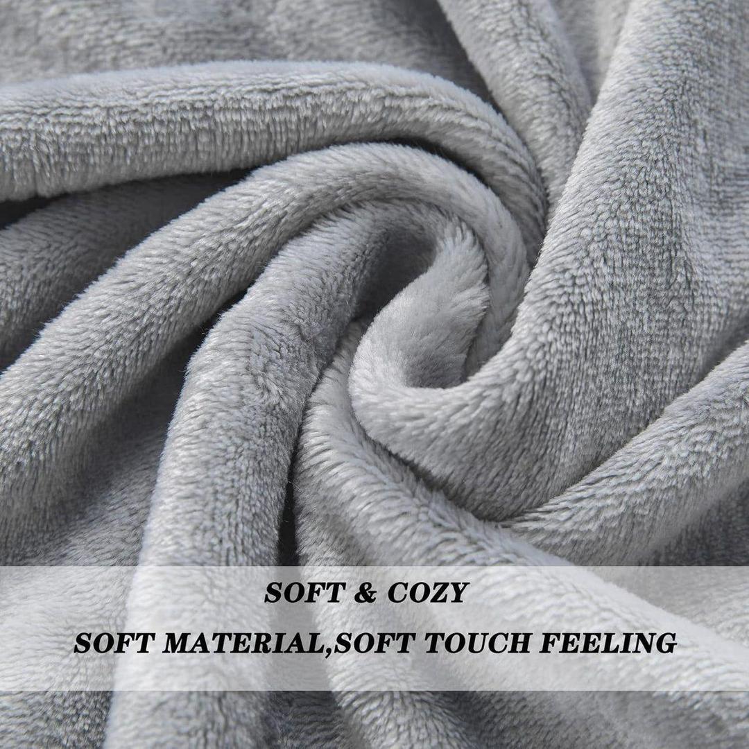 Fleece Plain Double Bed Blanket