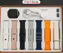 S10 Pro Max Smartwatch with 7 Interchangeable Straps
