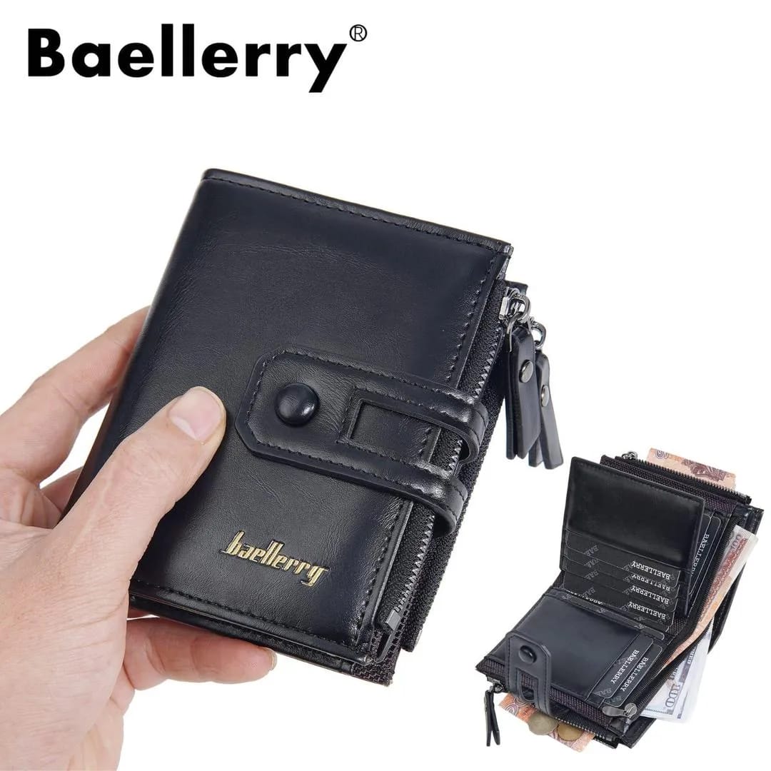 Men's Multicolor Leather Wallet - 1 Pc