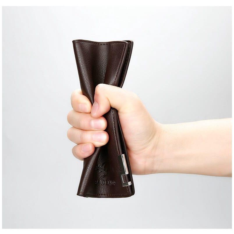 Men's PU Leather Bi-Fold Wallet