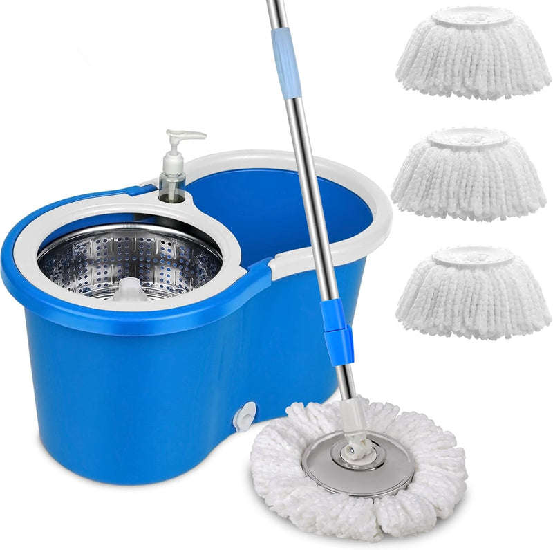 360° Rotating Head Mops with Bucket