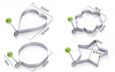 Egg Shaper Kitchen Tools Star, Heart, Round, Flower Shaped Stainless Steel (Pack of 4 )