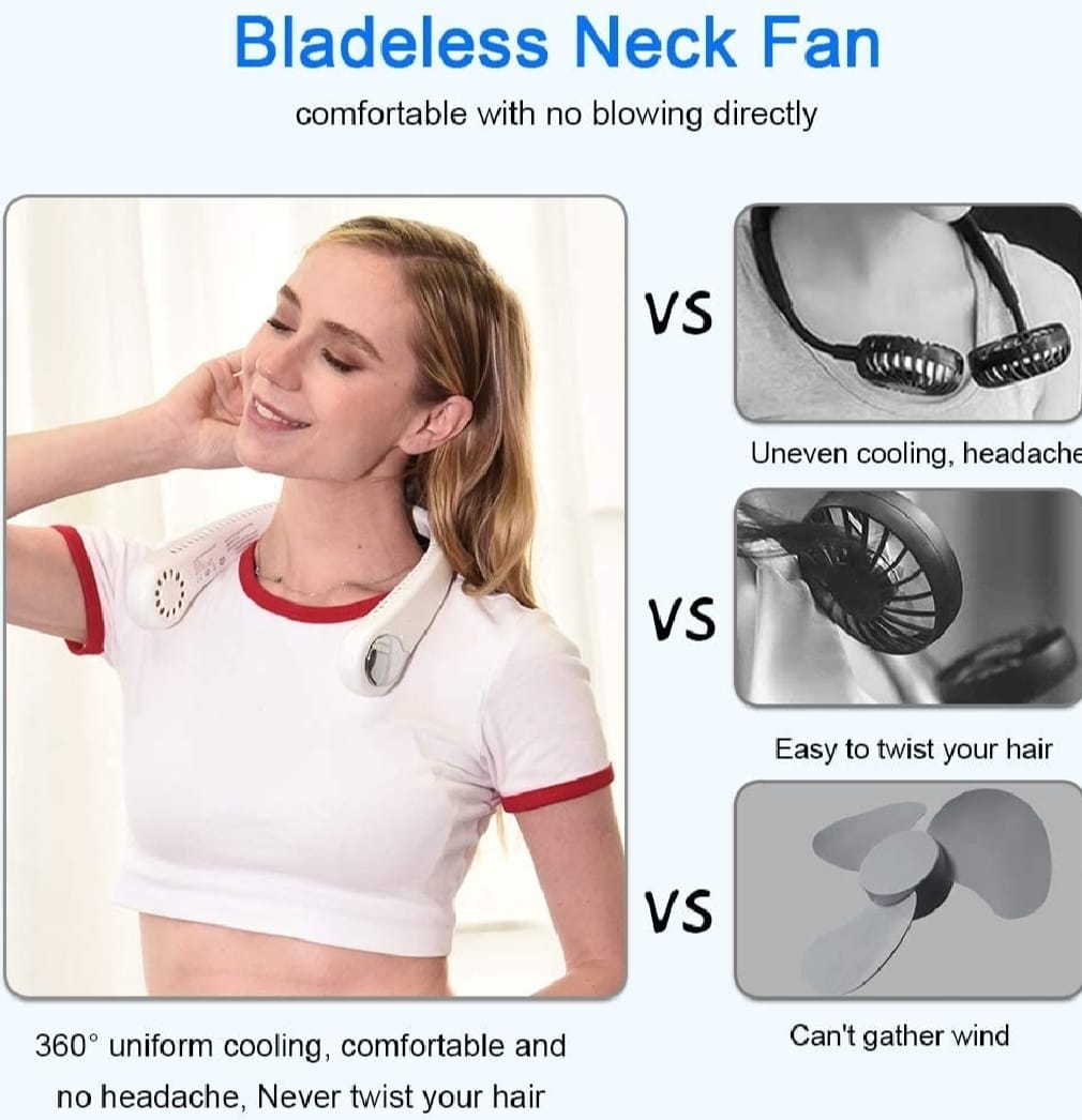 Portable Hanging Neck Fan