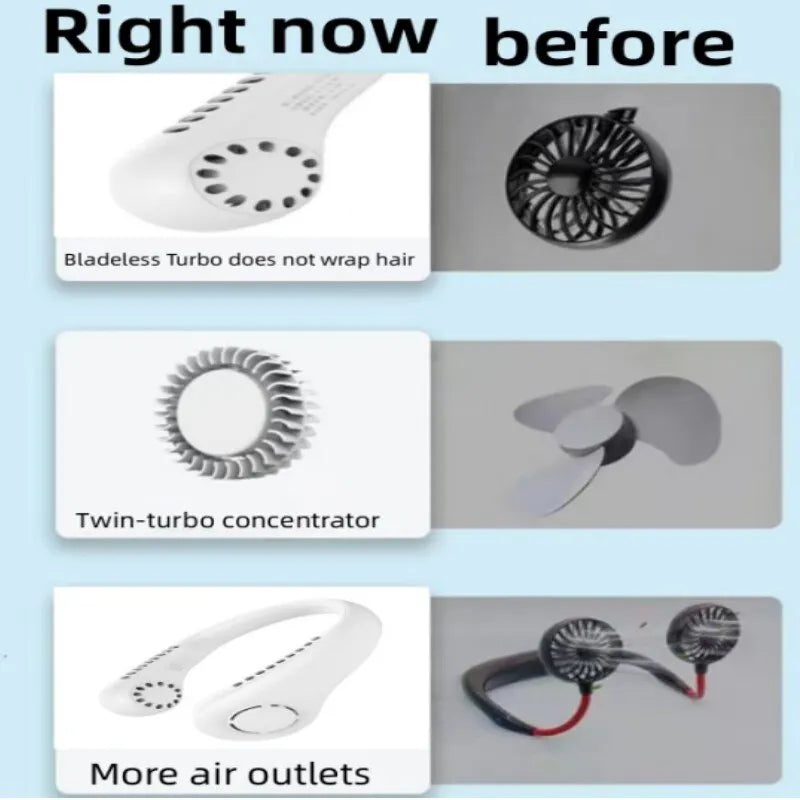 Portable Hanging Neck Fan