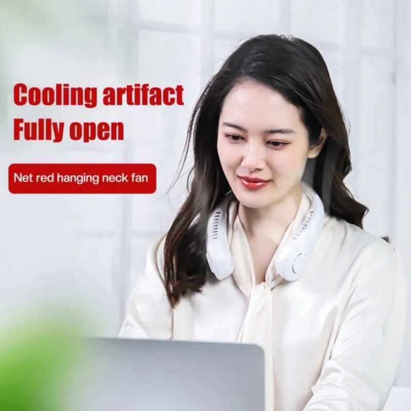 Portable Hanging Neck Fan