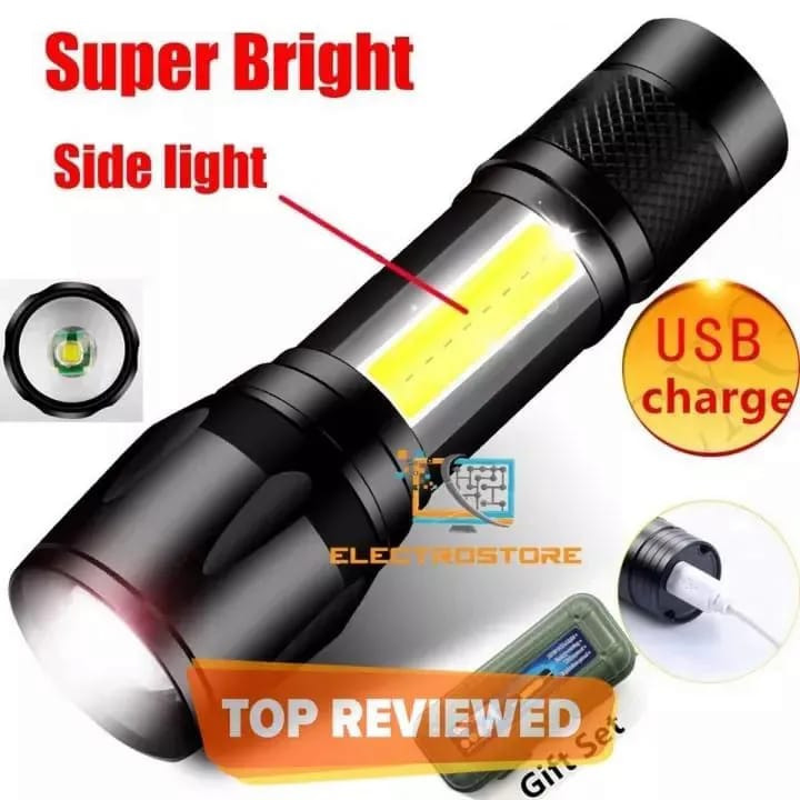Powerful LED Torch - Metal