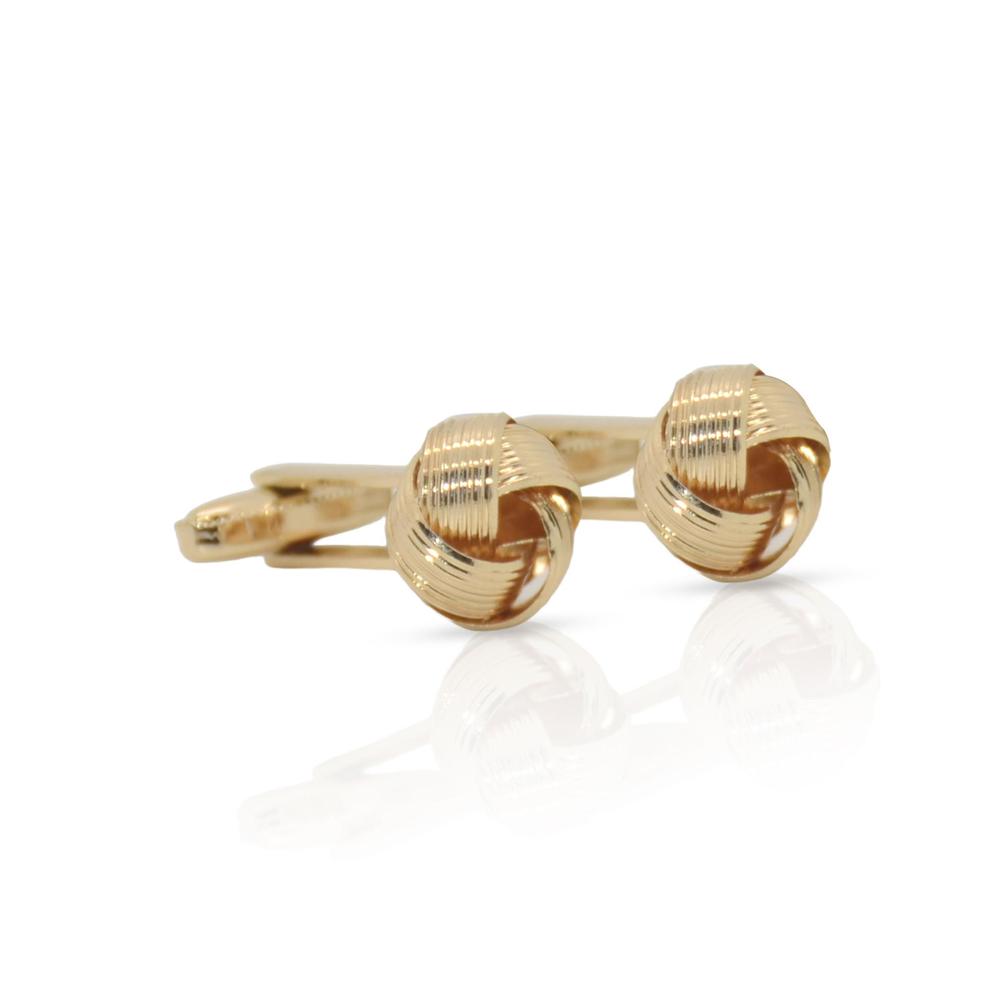 Cufflers Classic Round Cufflinks - Gold