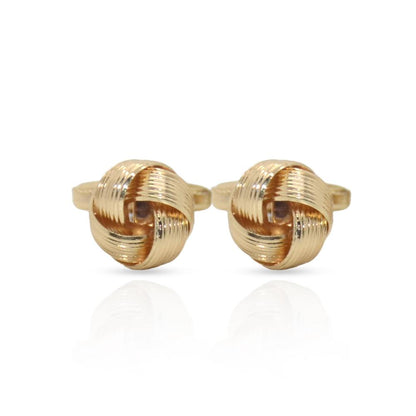 Cufflers Classic Round Cufflinks - Gold