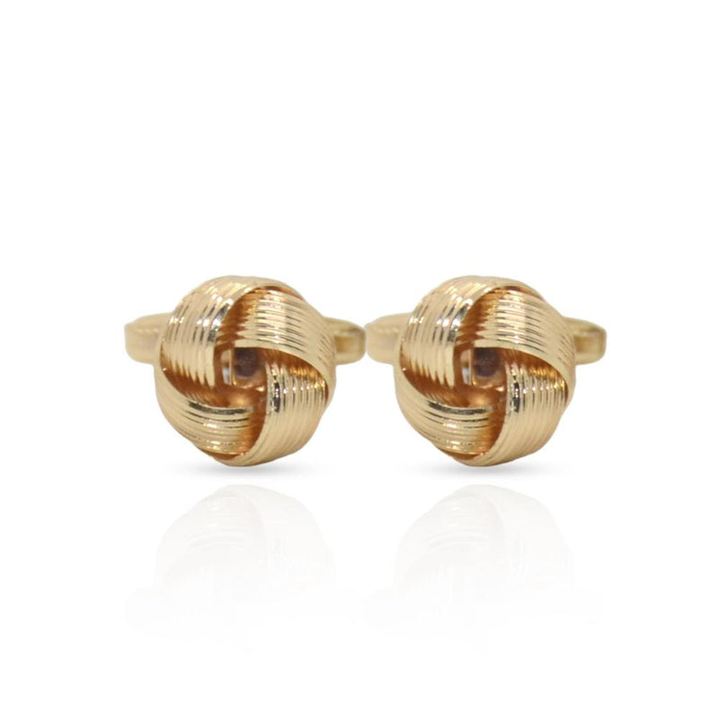 Cufflers Classic Round Cufflinks - Gold