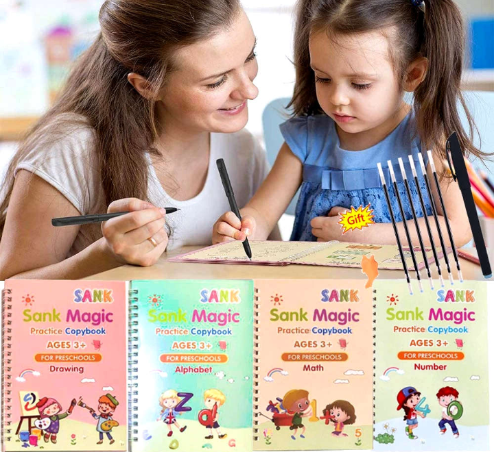 Sank Magic Tracing Workbook- 4 Pcs Set