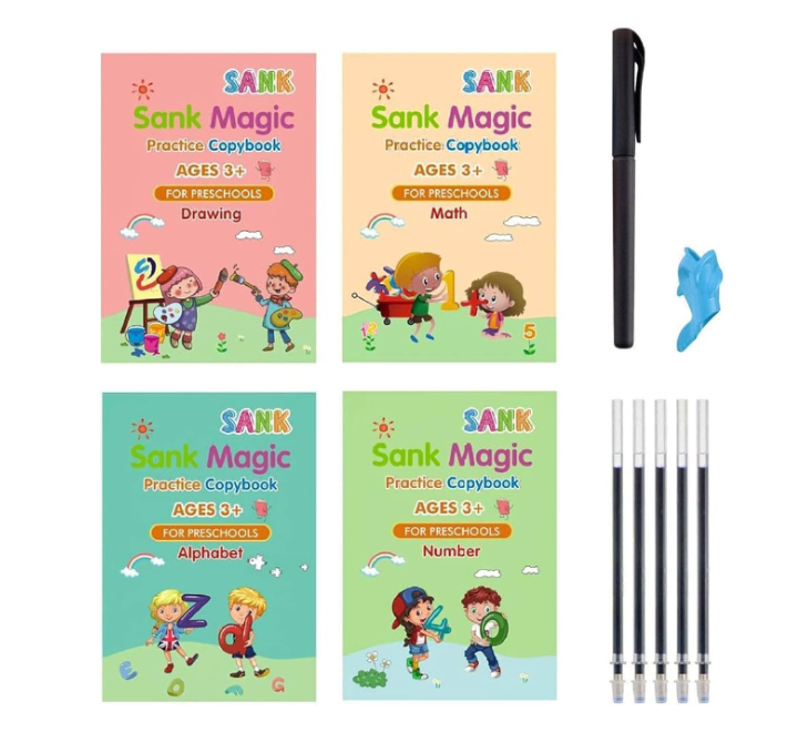 Sank Magic Tracing Workbook- 4 Pcs Set