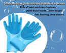 Silicone Dishwashing Gloves, Sponge Wash Cleaning with Scrubbers