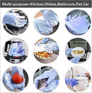 Silicone Dishwashing Gloves, Sponge Wash Cleaning with Scrubbers