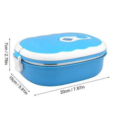 Stainless Steel Insulated Square Lunch Box
