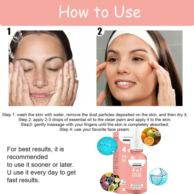 Uptown La 4 in 1 Facial Serum