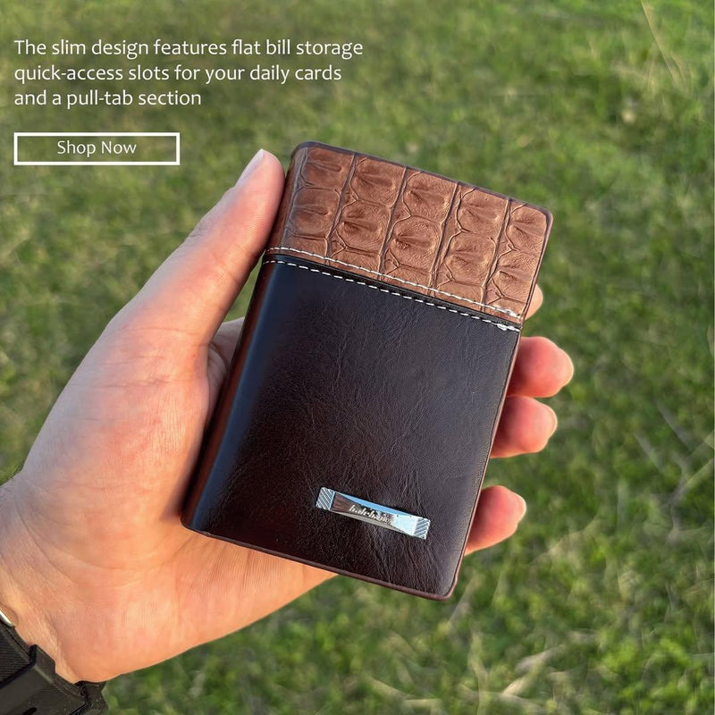 Chic Leather Wallet for Men - Men Bags & Wallets