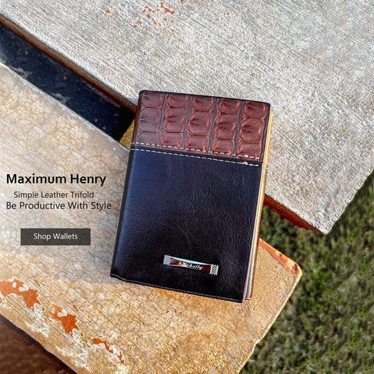 Chic Leather Wallet for Men - Men Bags & Wallets
