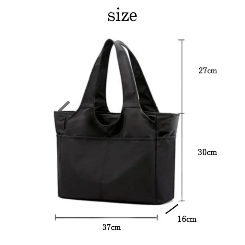 Women's Nylon Plain Shoulder Bag