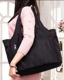 Women's Nylon Plain Shoulder Bag