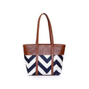Women's PU Leather Printed Tote Bags