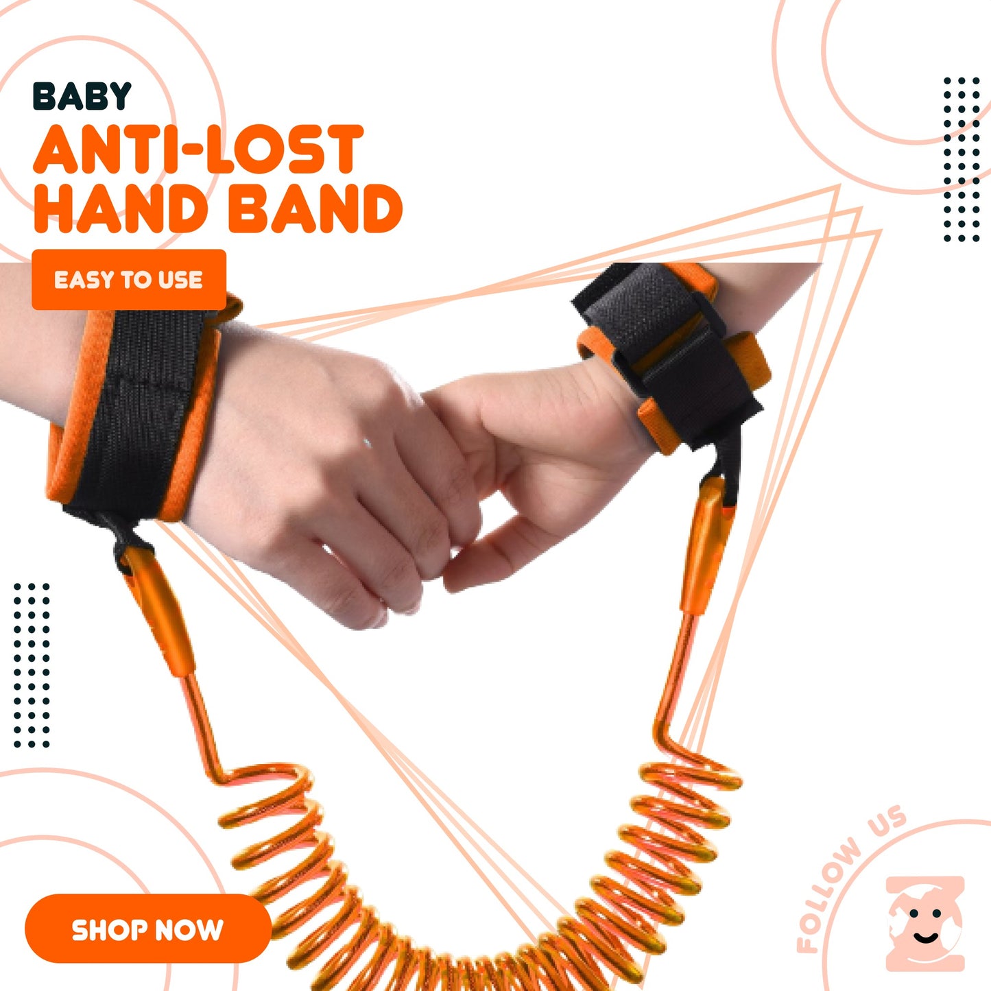 Baby Anti-lost Wrist Strap Safety Harness For Toddlers & Kids