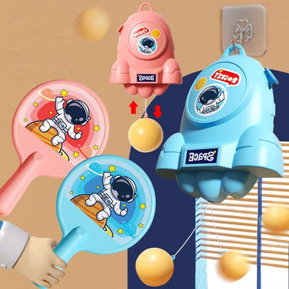 Hanging Ping Pong Game Set with 2 rackets and practice ball!