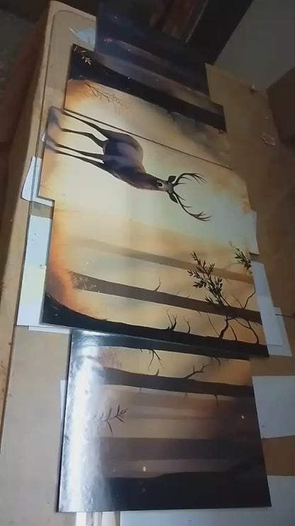 5-Piece Wooden Wall Frame