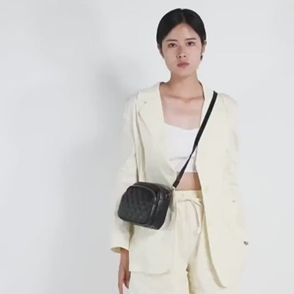 Chic Brown PU Leather Embroidered Women's Shoulder Bag