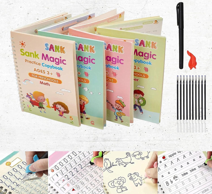 Sank Magic Tracing Workbook- 4 Pcs Set