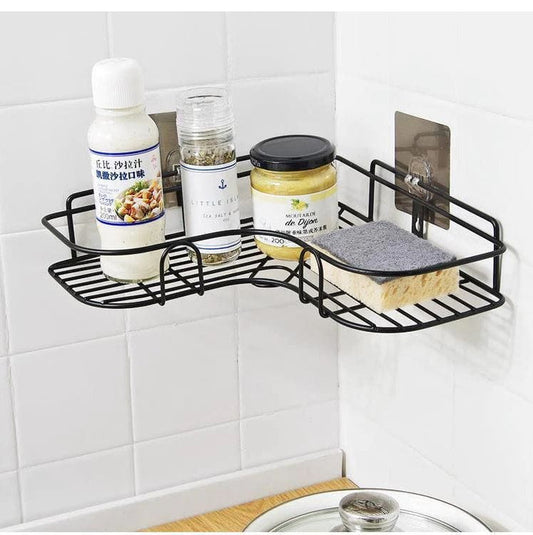 Metal Corner Storage Rack - Self Adhesive (Premium Quality)